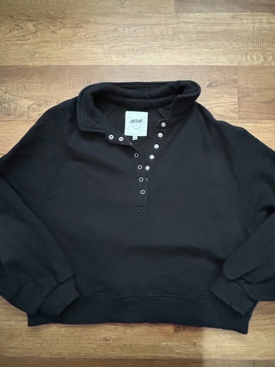 aerie Tops - Aerie Quarter Snap Pullover